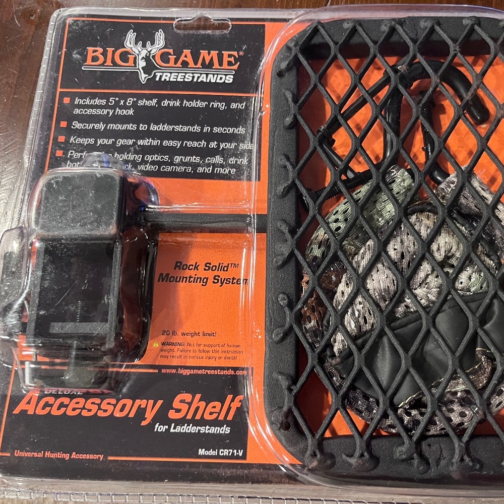 Big Game Tree Stand Accessory Shelf